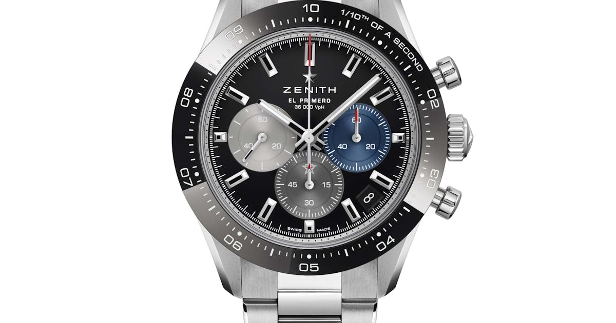 Zenith Chronomaster Sport Black Dial Steel Bracelet 03.3100.3600/21.M3100