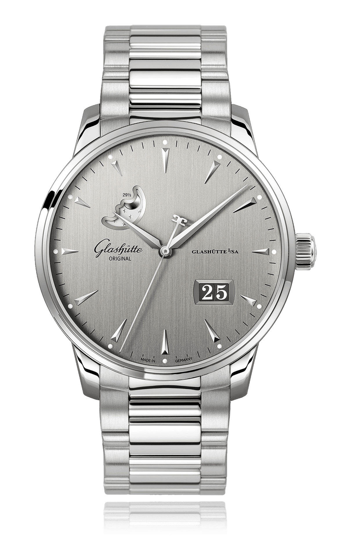 Glashütte Original Senator Excellence Panorama Date Moon Phase Grey (1-36-04-03-02-71)