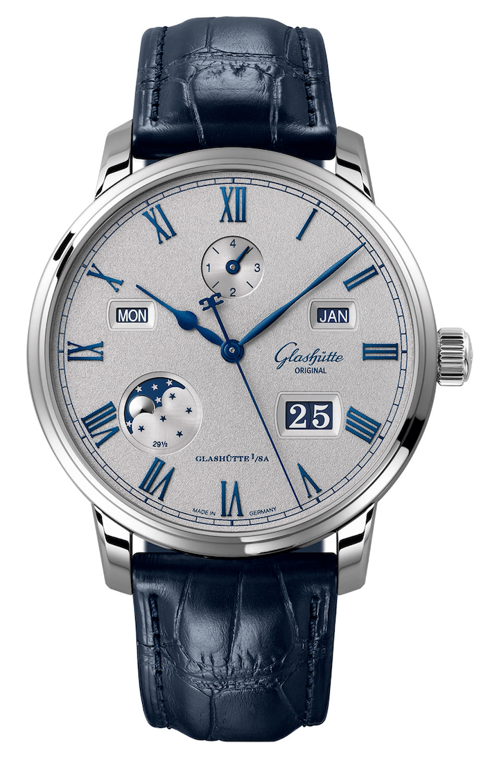 Glashütte Original Senator Excellence Perpetual Calendar Steel Alligator (1-36-12-03-02-61)