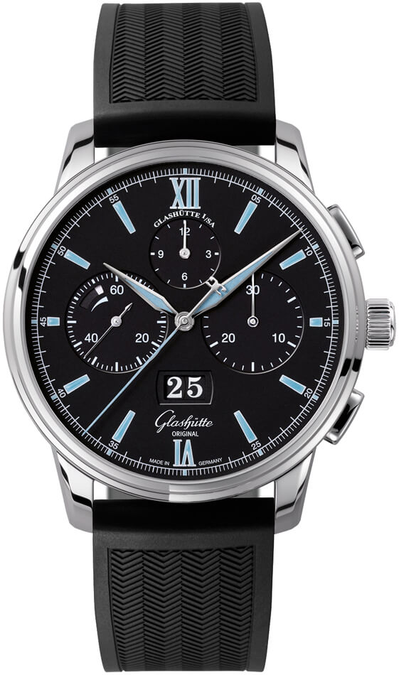 Glashütte Original Senator Chronograph Panorama Date Rubber (1-37-01-03-02-33)