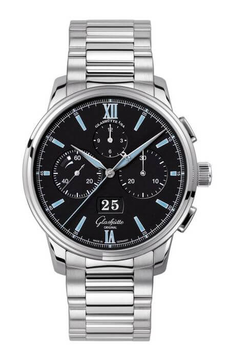 Glashütte Original Senator Chronograph Panorama Date Steel (1-37-01-03-02-71)