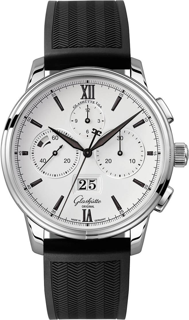 Glashütte Original Senator Chronograph Panorama Date Rubber (1-37-01-05-02-33)