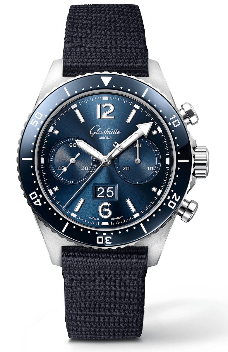 Glashütte Original Spezialist SeaQ Blue Chronograph Steel Synthetic (1-37-23-02-81-36)