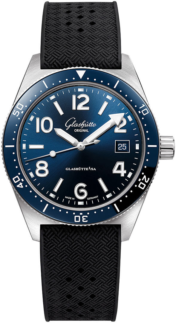 Glashütte Original Spezialist SeaQ Blue Dial Black Rubber (1-39-11-09-81-33)