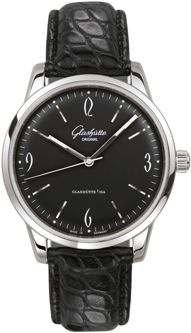 Glashütte Original Vintage Sixties Galvanized Black Stainless Steel (1-39-52-04-02-04)