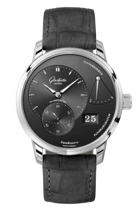 Glashütte Original PanoReserve Ruthenium Grey Leather (1-65-01-23-12-62)