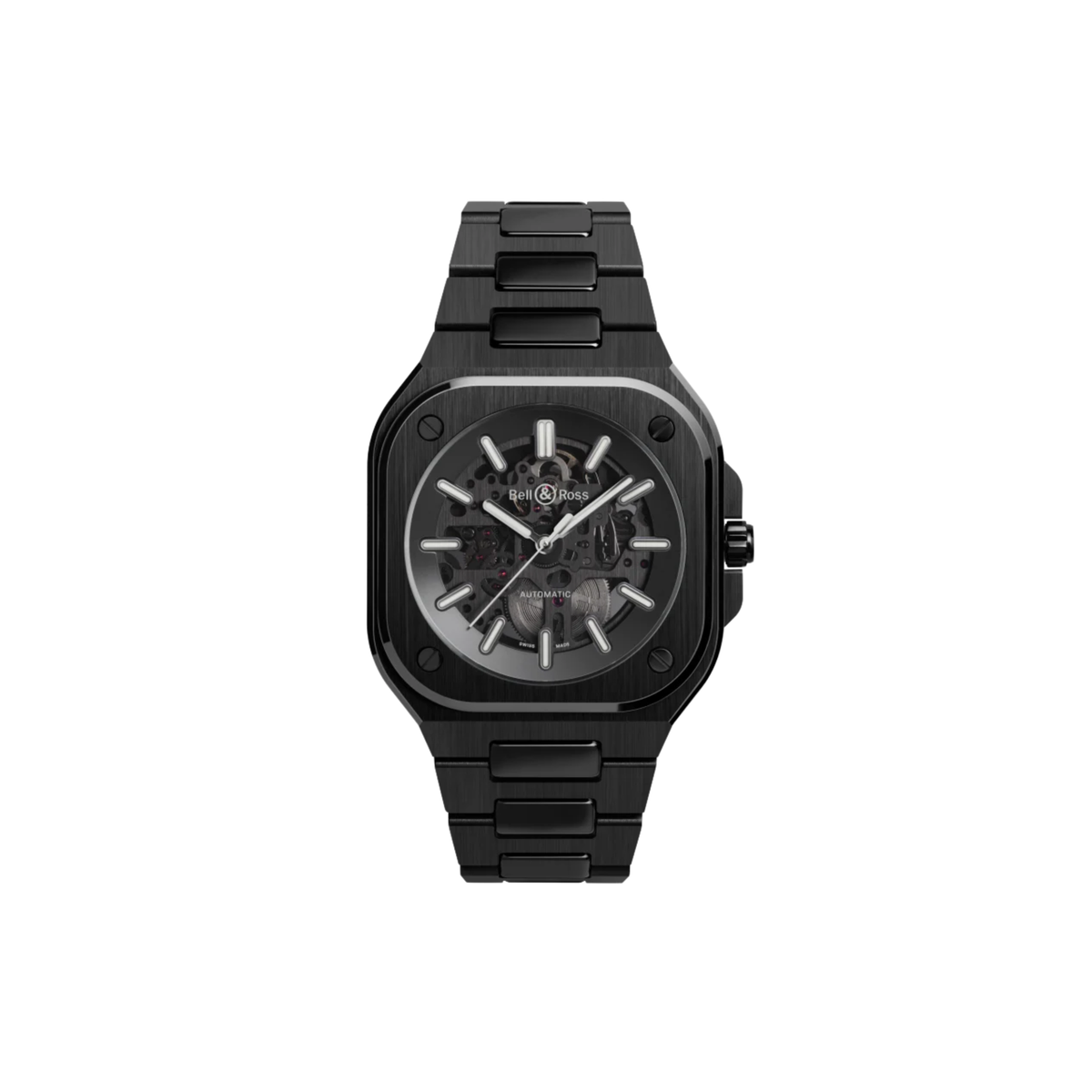 Bell & Ross BR 05 Skeleton Black Ceramic bracelet (BR05A-SK-BL-CE/SCE)