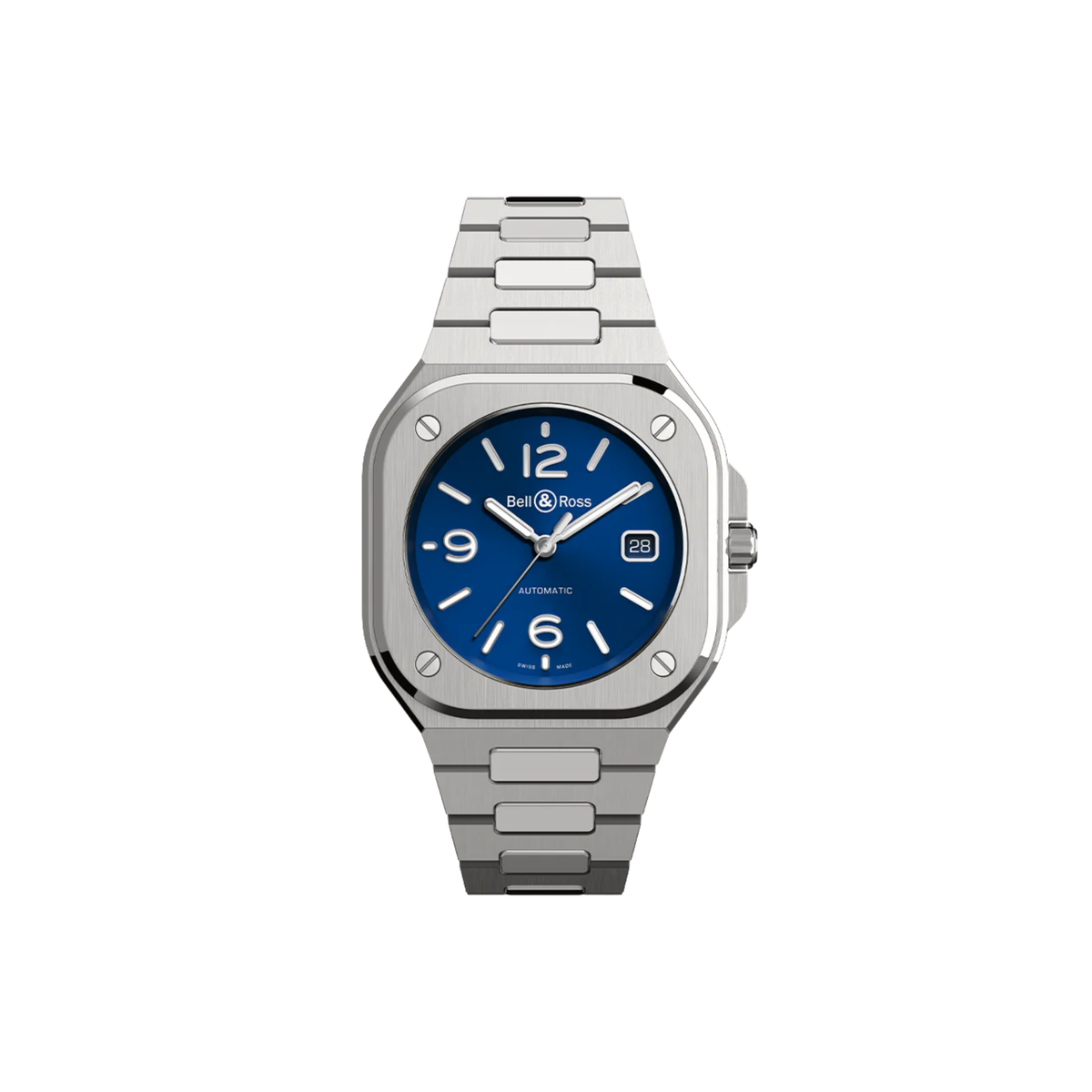 Bell & Ross BR 05 Blue bracelet (BR05A-BLU-ST/SST)