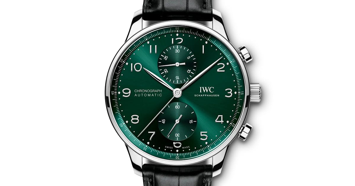 IWC Portugieser Chronograph 41mm Green Dial IW371615