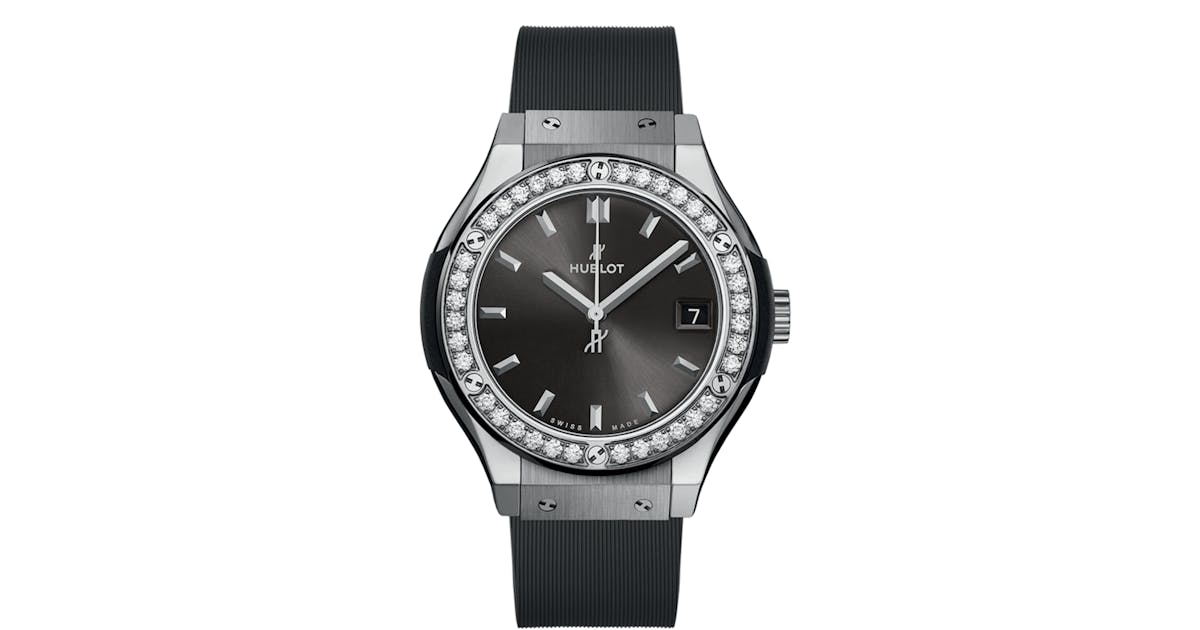 Hublot Classic Fusion Racing Grey Titanium Diamonds (581.NX.7071.RX.1104)