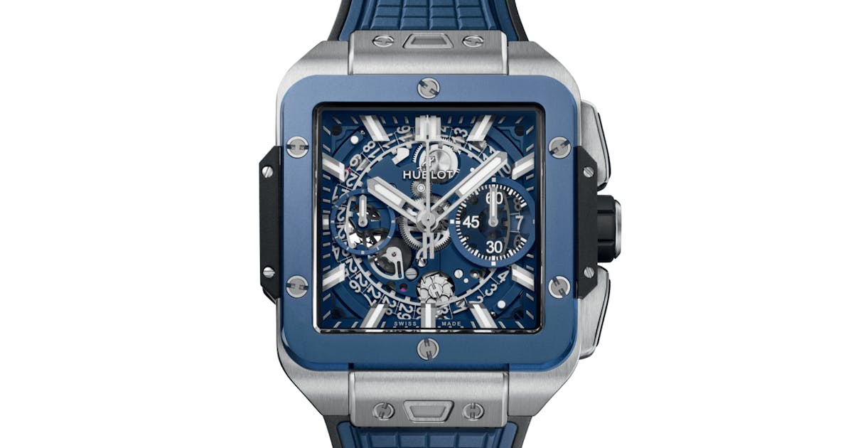 Hublot Square Bang UNICO Titanium Blue Ceramic (821.NL.5170.RX)
