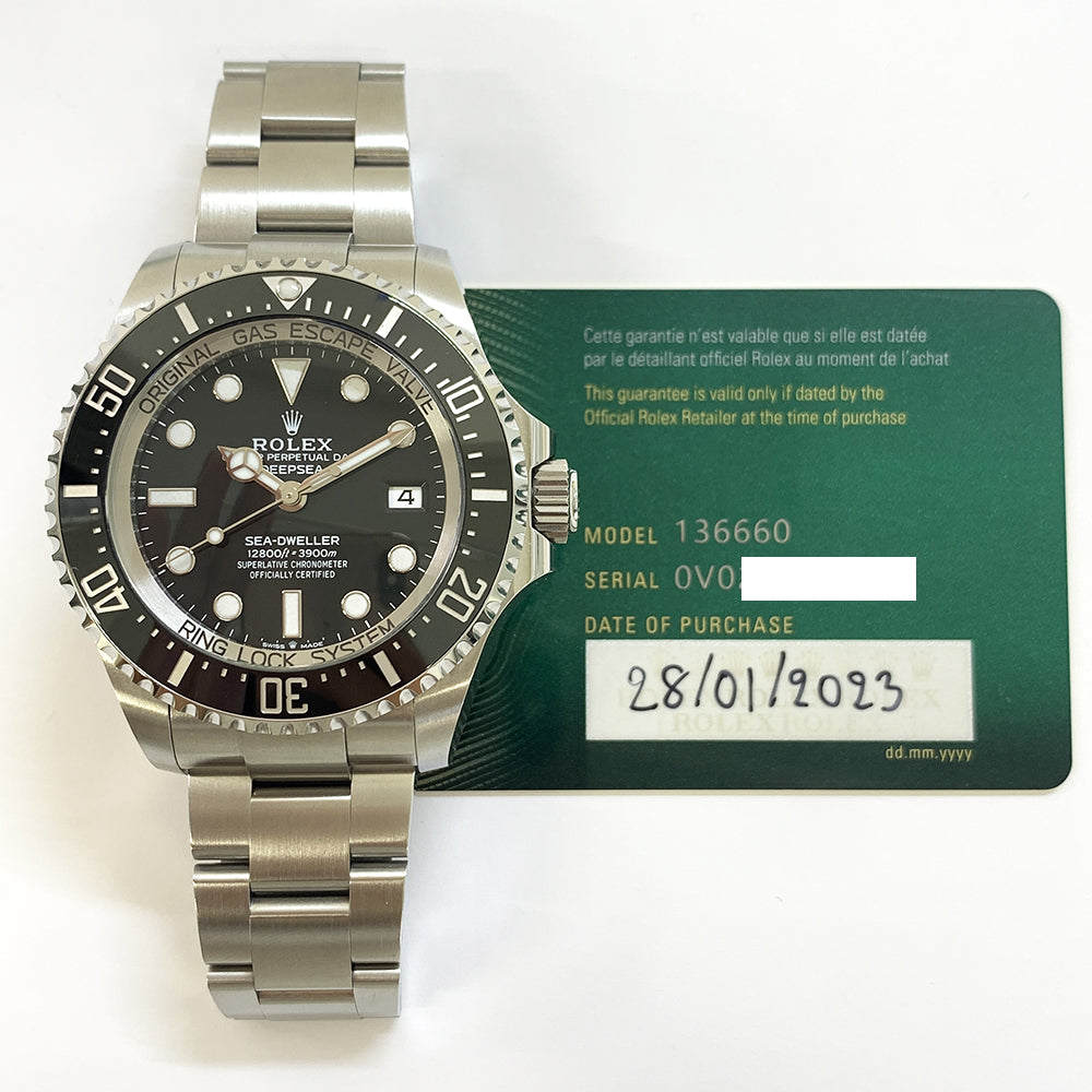 Rolex Deepsea 44mm 136660 – Black Dial