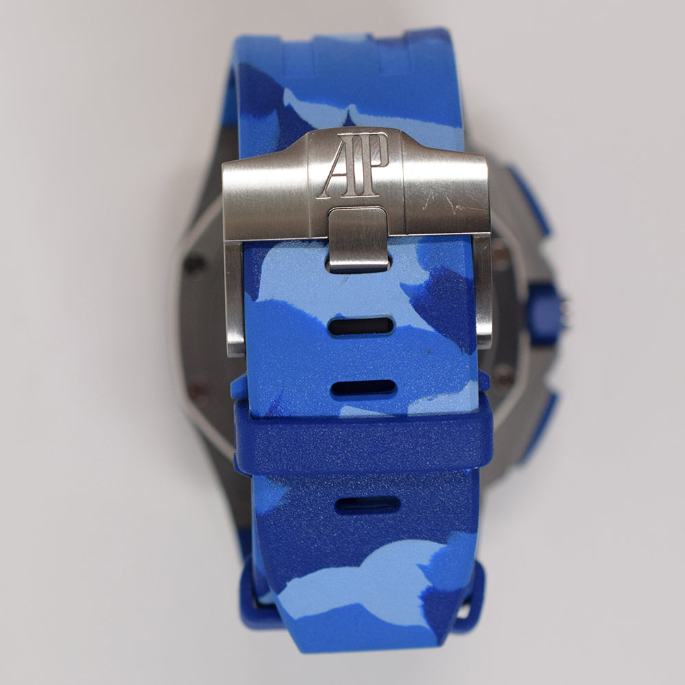 Audemars Piguet Royal Oak Offshore Camouflage Chronograph 44mm 26400SO.OO.A335CA.01 – Blue Dial