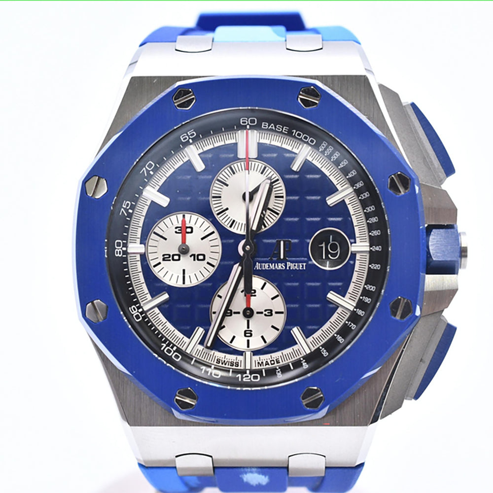 Audemars Piguet Royal Oak Offshore Camouflage Chronograph 44mm 26400SO.OO.A335CA.01 – Blue Dial