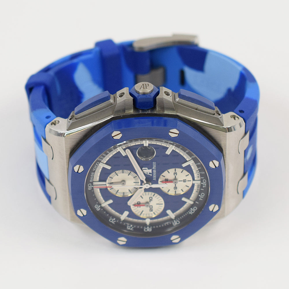 Audemars Piguet Royal Oak Offshore Camouflage Chronograph 44mm 26400SO.OO.A335CA.01 – Blue Dial