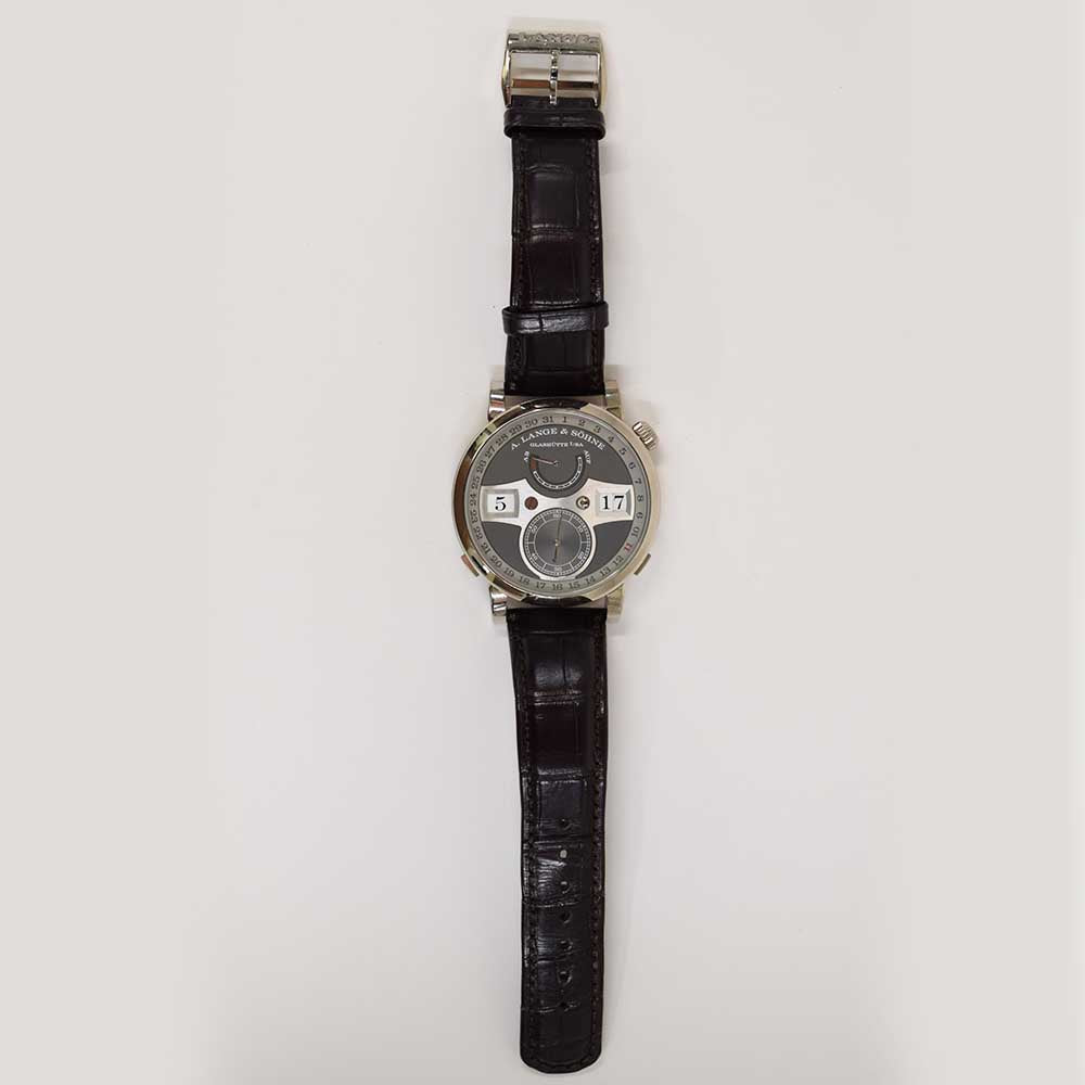 A. Lange & Söhne Zeitwerk Date 44.2mm 148.038 – Grey Dial