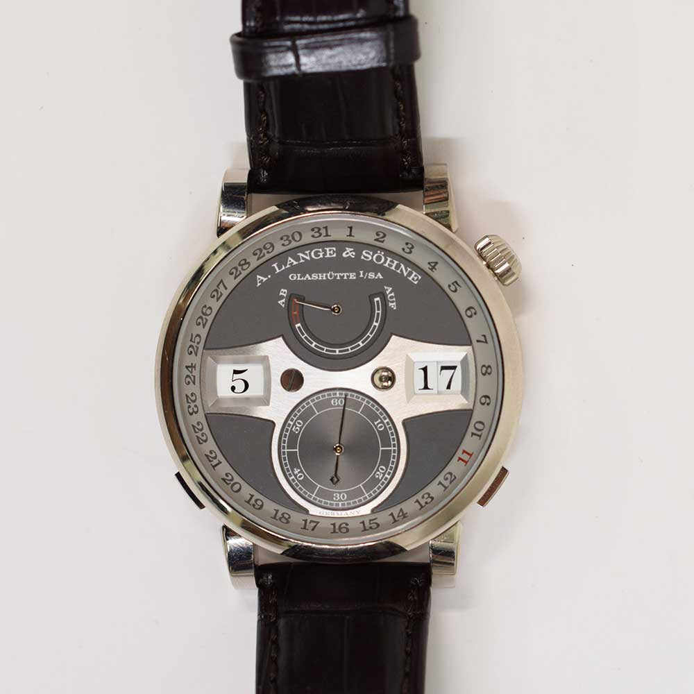 A. Lange & Söhne Zeitwerk Date 44.2mm 148.038 – Grey Dial