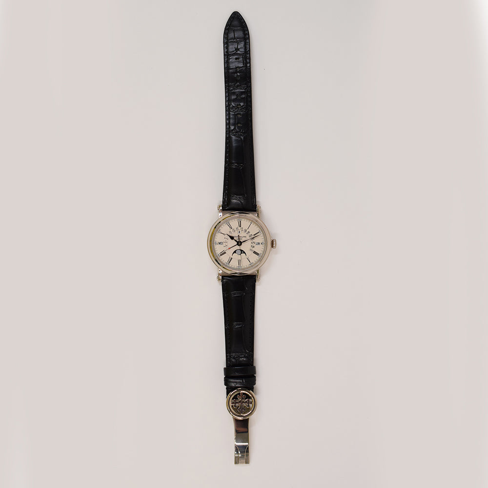 Patek Philippe Perpetual Calendar Retrograde 38mm 5159G-001 – White Roman Dial