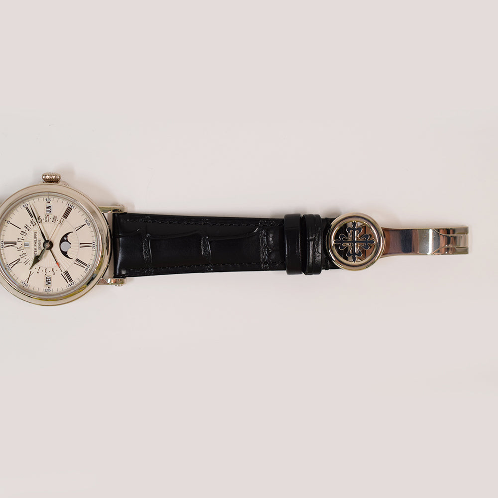 Patek Philippe Perpetual Calendar Retrograde 38mm 5159G-001 – White Roman Dial