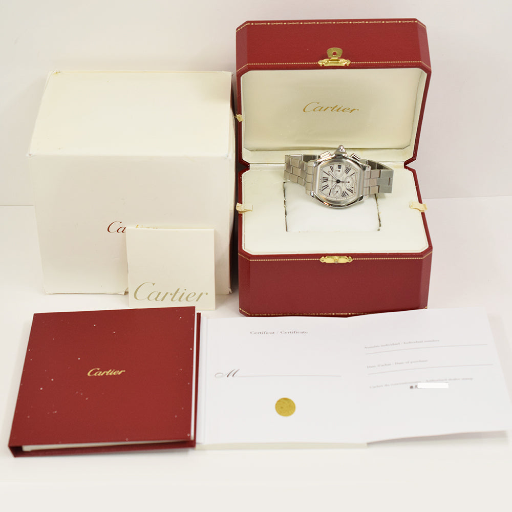 Cartier Roadster XL Steel W6206019 – Silver Roman Dial