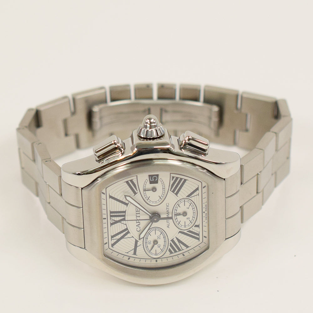 Cartier Roadster XL Steel W6206019 – Silver Roman Dial