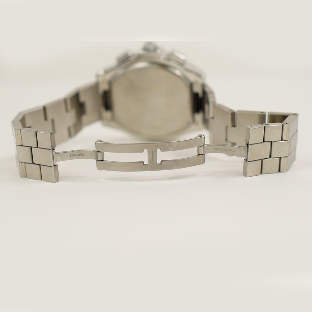 Cartier Roadster XL Steel W6206019 – Silver Roman Dial