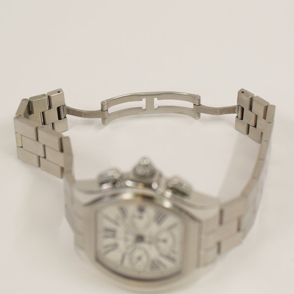 Cartier Roadster XL Steel W6206019 – Silver Roman Dial