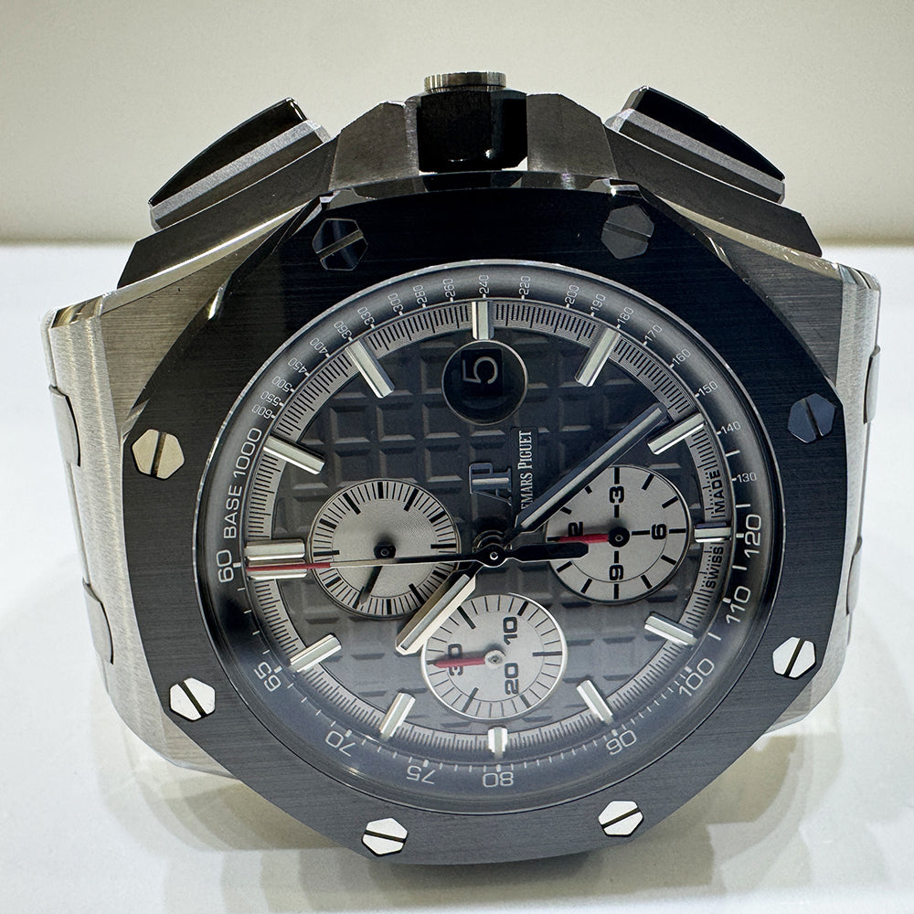 Audemars Piguet Royal Oak Offshore Chronograph 44mm Titanium 26400IO.OO.A004CA.01.A – Grey Dial