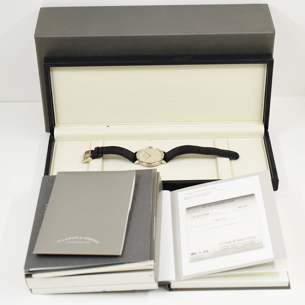 A. Lange & Söhne Saxonia Thin 37mm 201.027 – White Dial