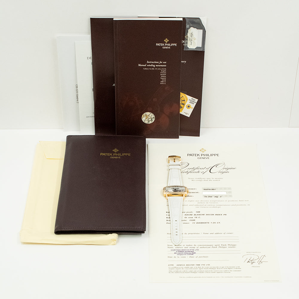 Patek Philippe Gondolo Gemma 37.2mm x 22.4mm 4991R-001 – MOP Dial