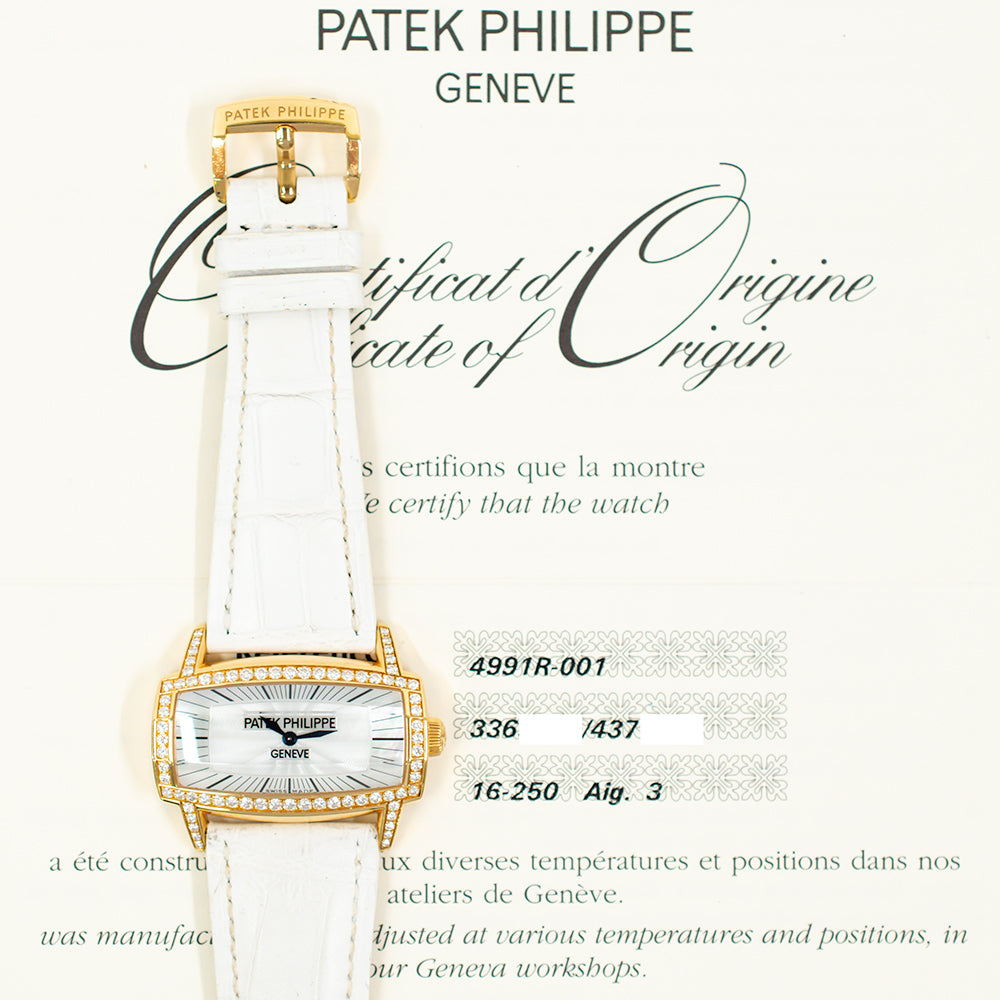 Patek Philippe Gondolo Gemma 37.2mm x 22.4mm 4991R-001 – MOP Dial