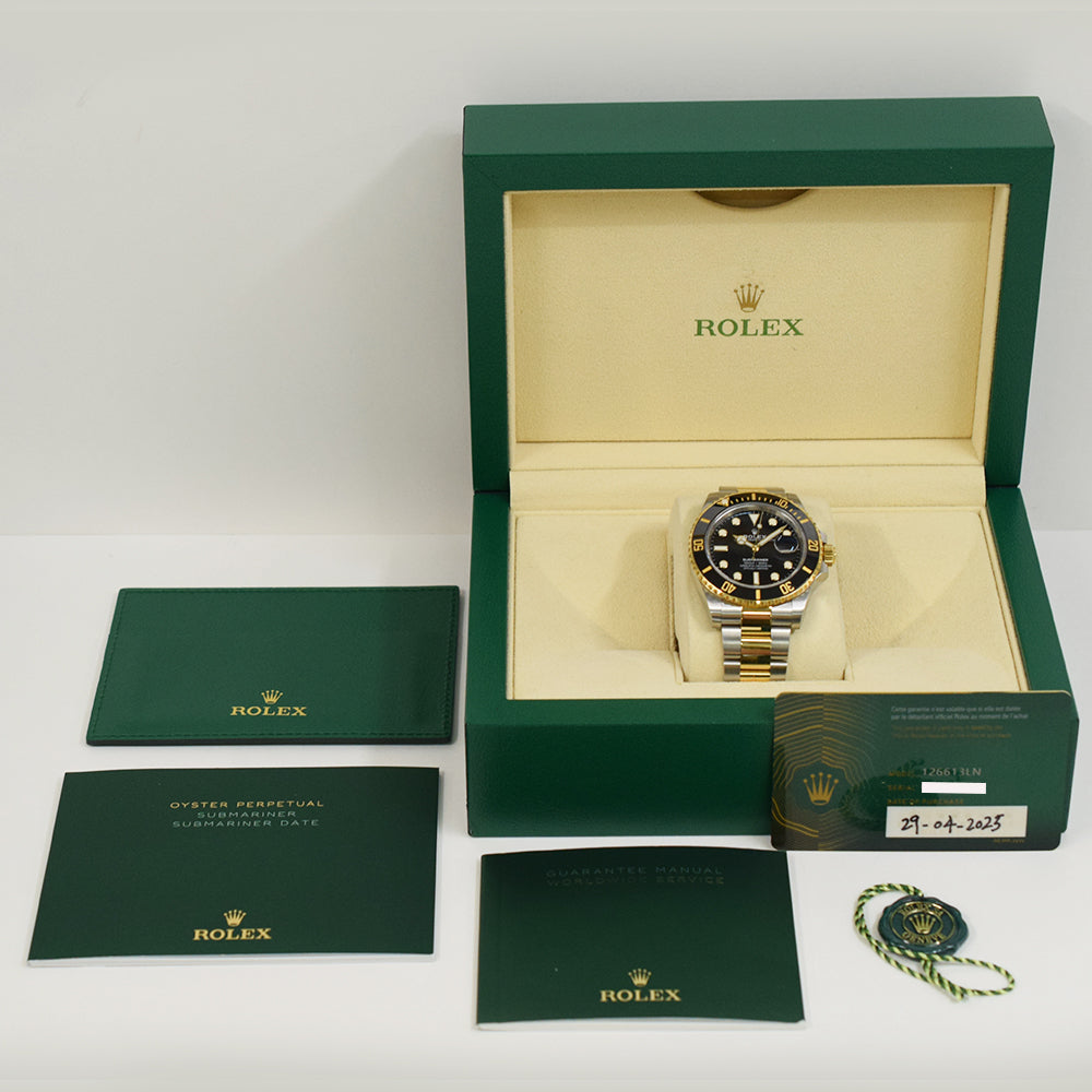 Rolex Submariner Date 41mm Steel and Yellow Gold Black Bezel 126613LN – Black Dial