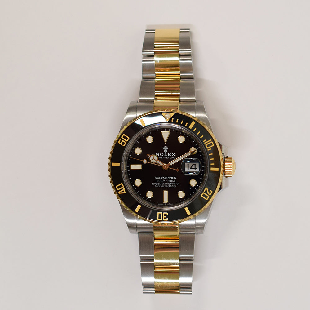 Rolex Submariner Date 41mm Steel and Yellow Gold Black Bezel 126613LN – Black Dial