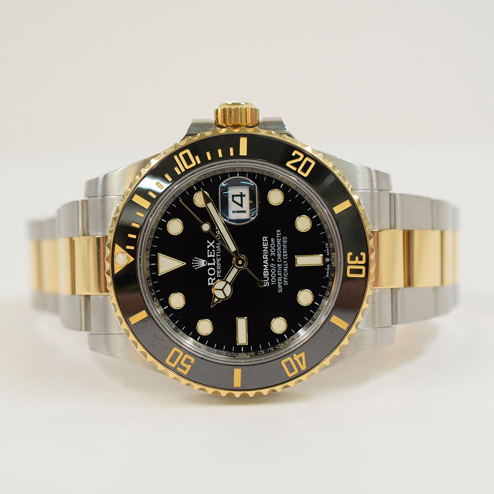 Rolex Submariner Date 41mm Steel and Yellow Gold Black Bezel 126613LN – Black Dial