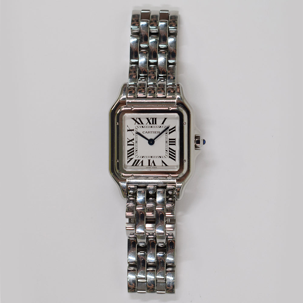 Cartier Panthère de Cartier 27mm Stainless Steel WSPN0007 – White Roman Dial