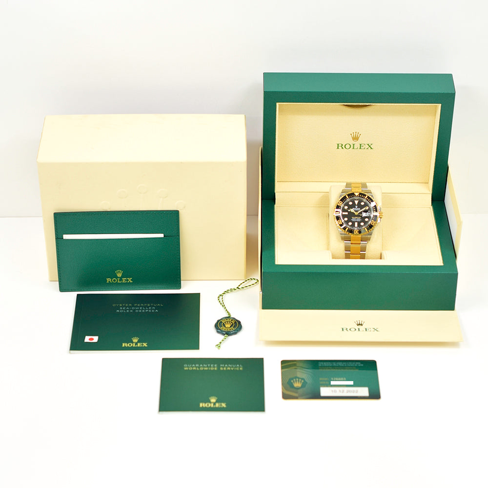 Rolex Sea-Dweller 43mm Steel and Yellow Gold 126603 – Black Dial