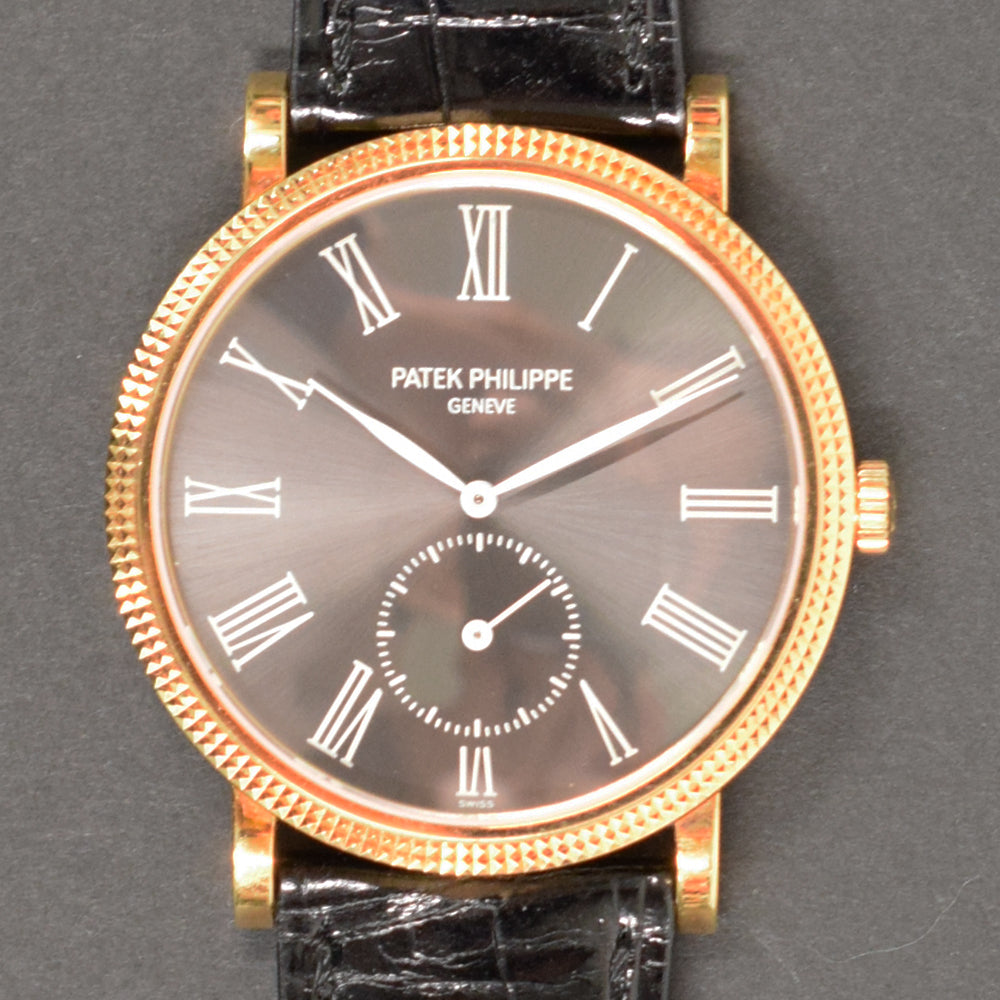 Patek Philippe Calatrava 33mm 3919J-016 – Black Roman Dial