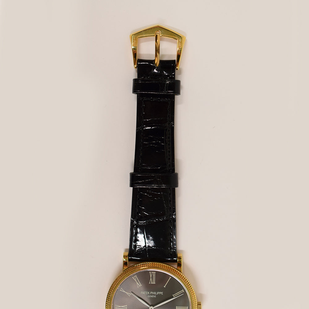 Patek Philippe Calatrava 33mm 3919J-016 – Black Roman Dial