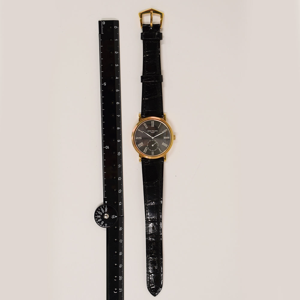 Patek Philippe Calatrava 33mm 3919J-016 – Black Roman Dial