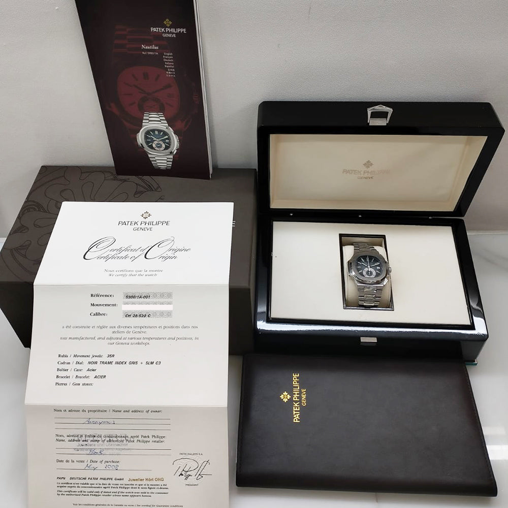 Patek Philippe Nautilus Flyback Chronograph 40.5mm 5980/1A-001 – Blue Dial