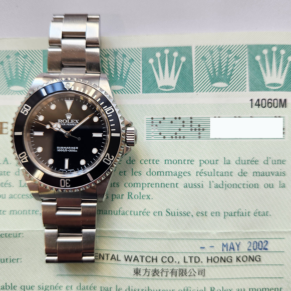 Rolex Submariner No Date 40mm 14060M – Black Dial