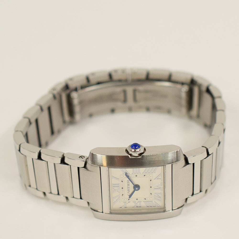 Cartier Tank Française Small 25.7mm x 21.2mm WSTA0065 – Silver Dial