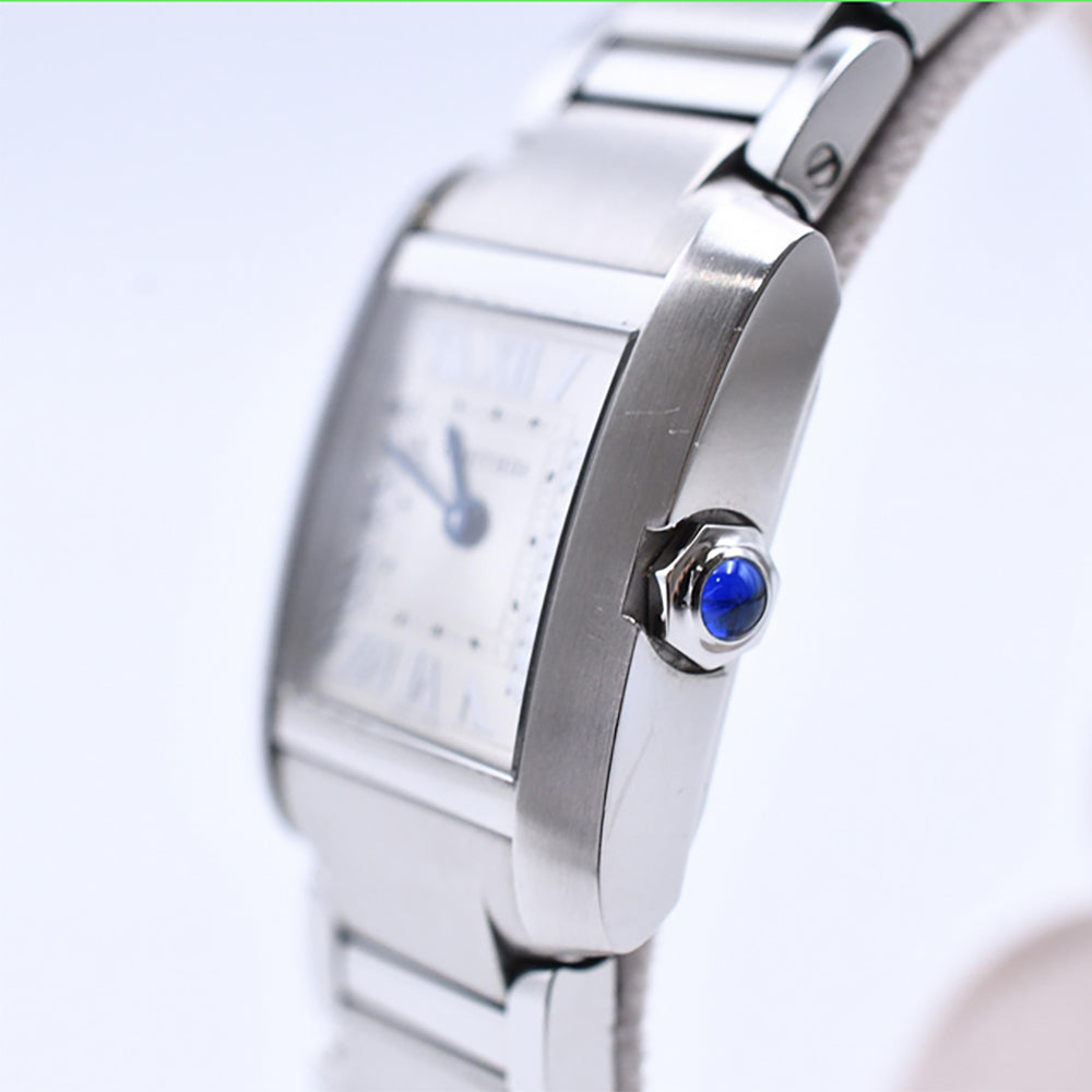 Cartier Tank Française Small 25.7mm x 21.2mm WSTA0065 – Silver Dial