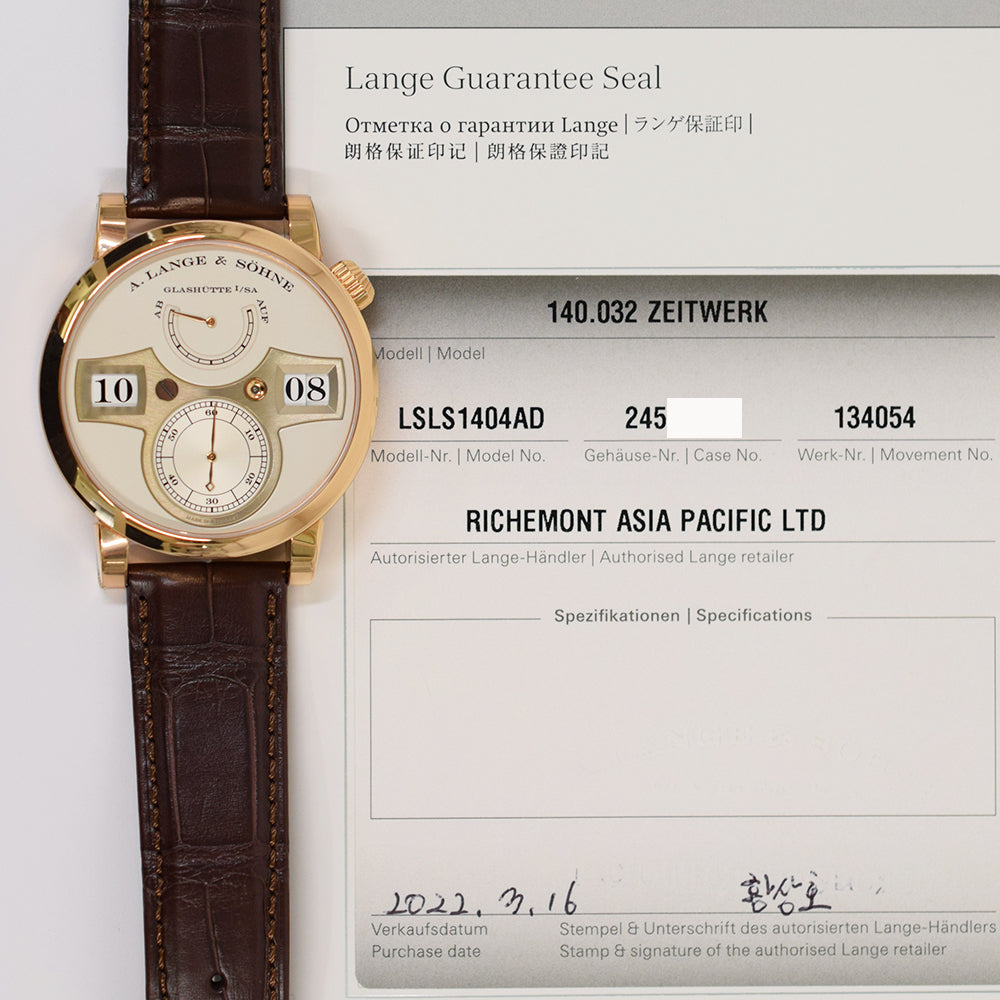 A. Lange & Söhne Langematik 37mm 140.032 – Ivory Dial