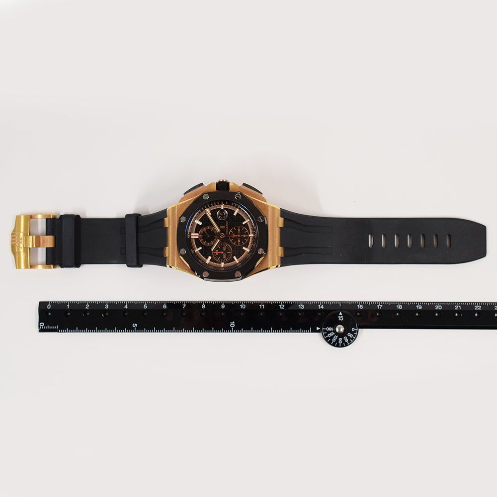 Audemars Piguet Royal Oak Offshore Chronograph 44mm Rose Gold 26401RO.OO.A002CA.02 – Black Dial