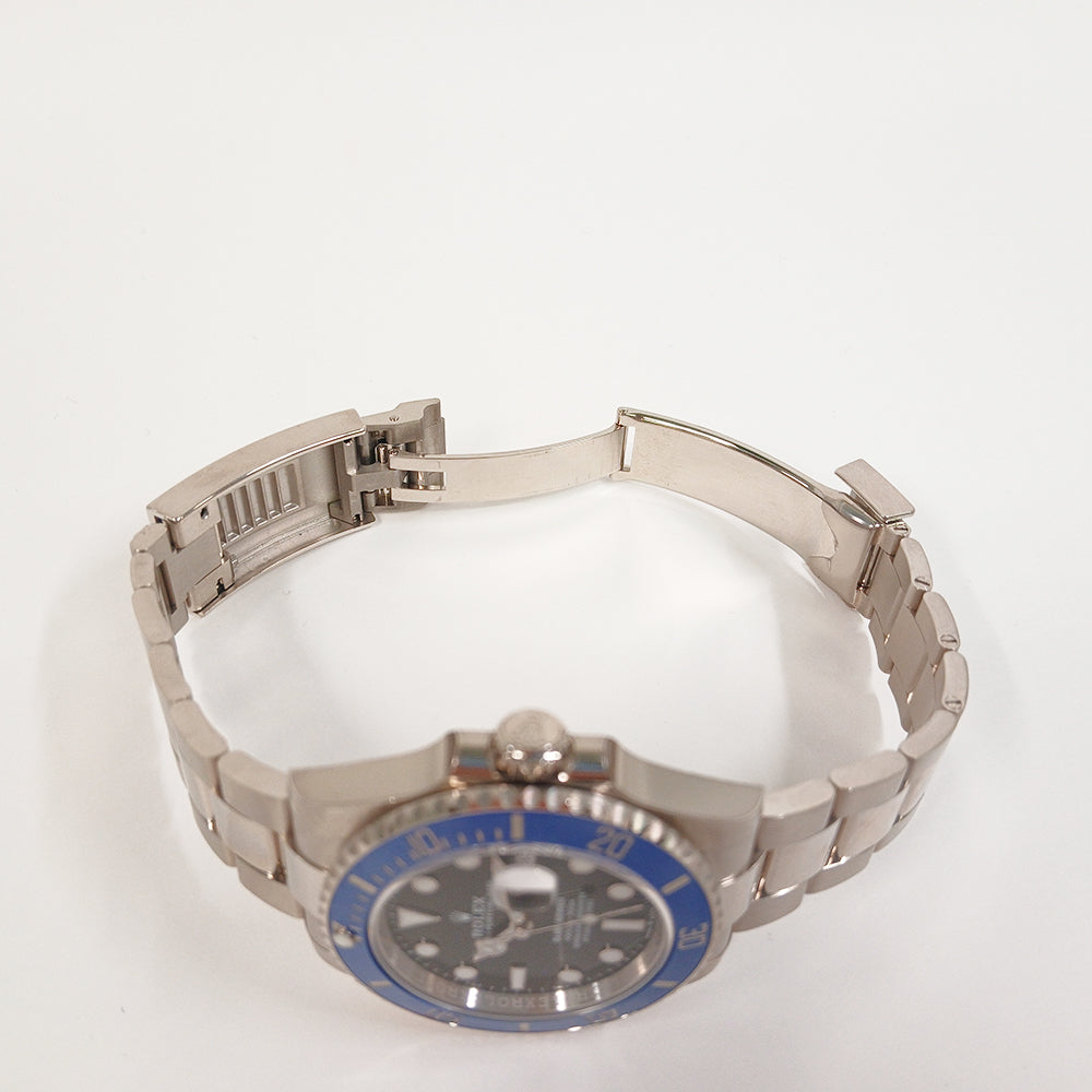 Rolex Submariner Date 41mm White Gold Blue Bezel 126619LB – Black Dial