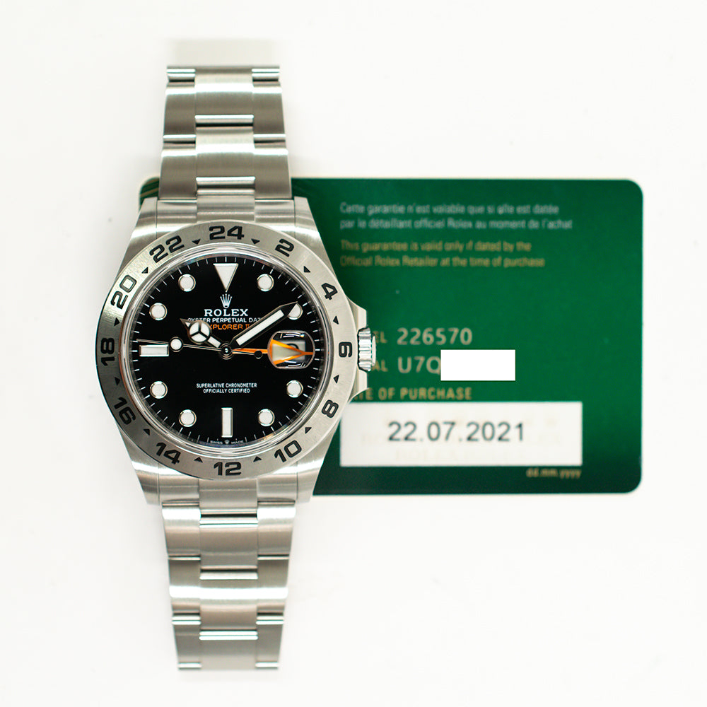 Rolex Explorer II 42mm 226570 – Black Dial