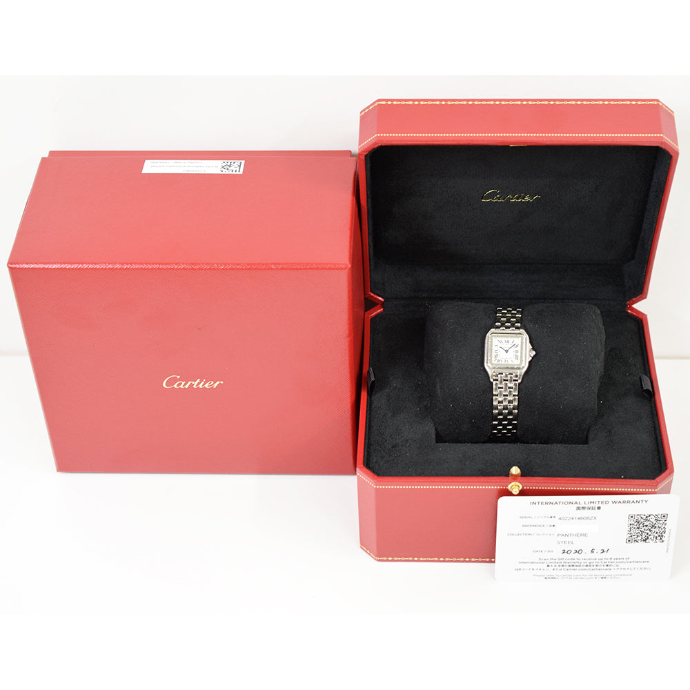 Cartier Panthère de Cartier Small Stainless Steel WSPN0006 – Silver Roman Dial