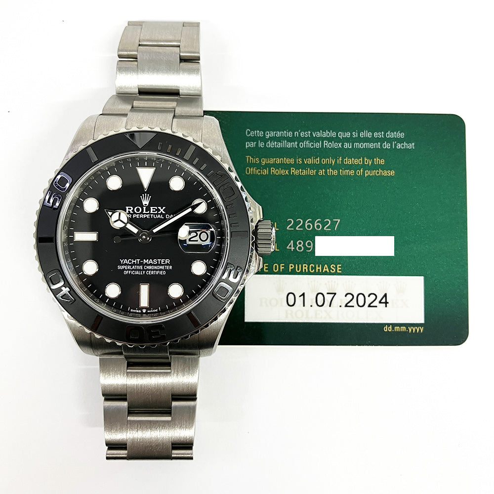 Rolex Yacht-Master 42mm RLX Titanium 226627 – Black Dial