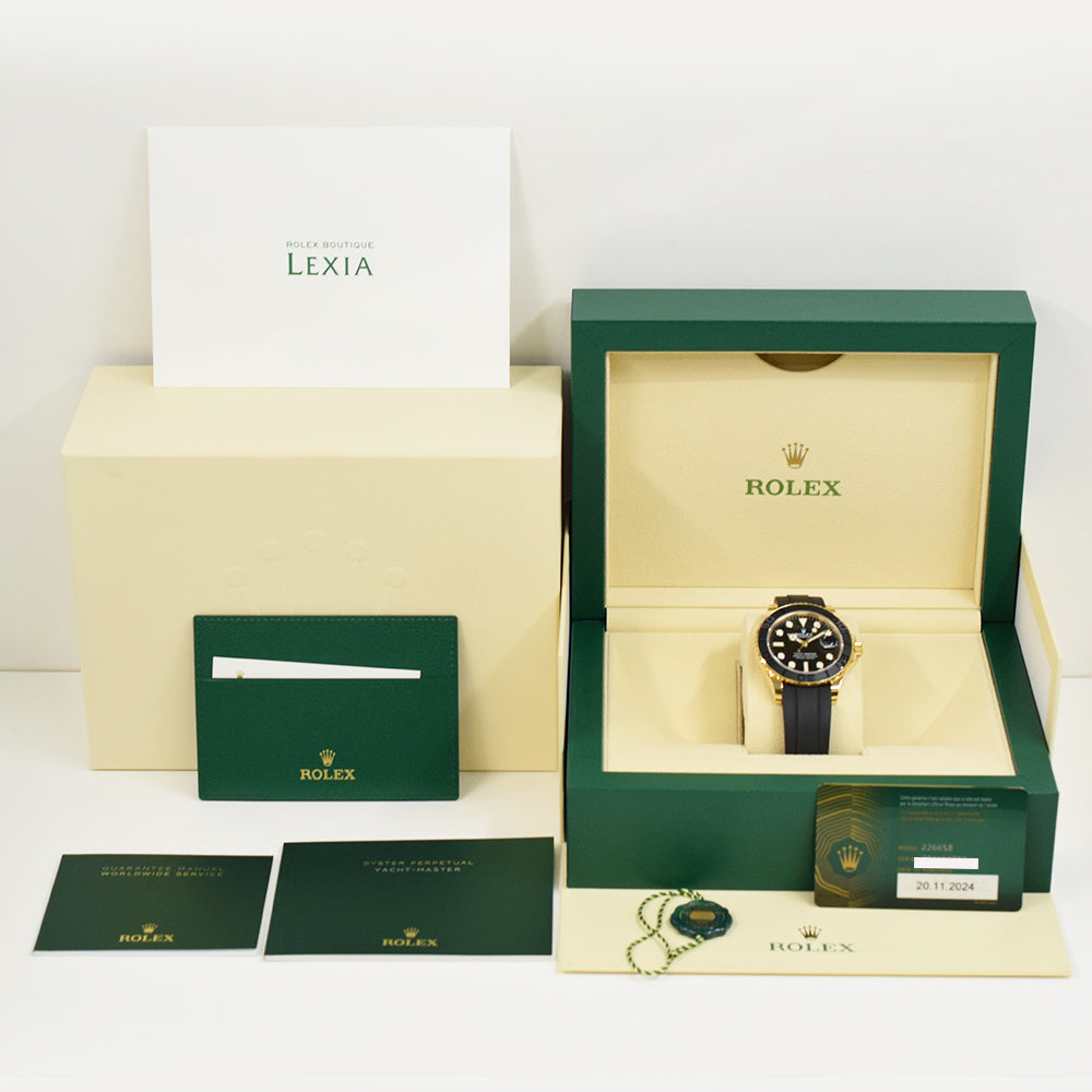 Rolex Yacht-Master 42mm Yellow Gold 226658 – Black Dial